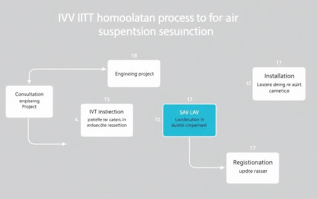 Flujo de homologación e ITV para suspensión neumática